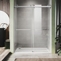 DS01-56 to 60 in. W x 80in. 2TB H Double Sliding Frameless Shower Door, EnduroShield 3/8 in. Optiwhite Glass